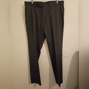 Reaction Kenneth Cole Men's Urban Heather Gray Slim Fit Pants Sz 38W X 32L